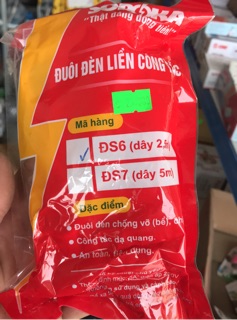 Đui đèn liền công tắc sopoka