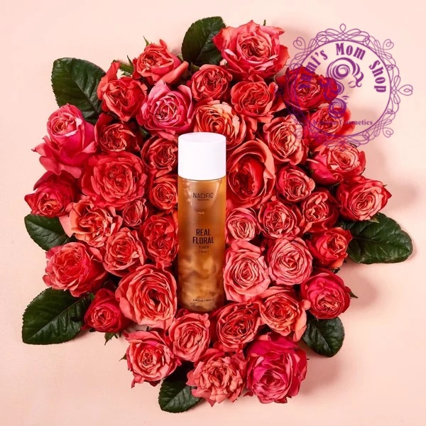 Nước Hoa Hồng Chống Lão Hóa Chiết Xuất Hoa Hồng NACIFIC Real Floral Toner Rose 180ml