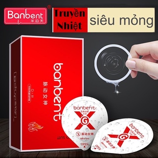 Bao cao su banbent 001, bcs 0.01 siêu mỏng gân gai chống xuất tinh sớm kéo - ảnh sản phẩm 3