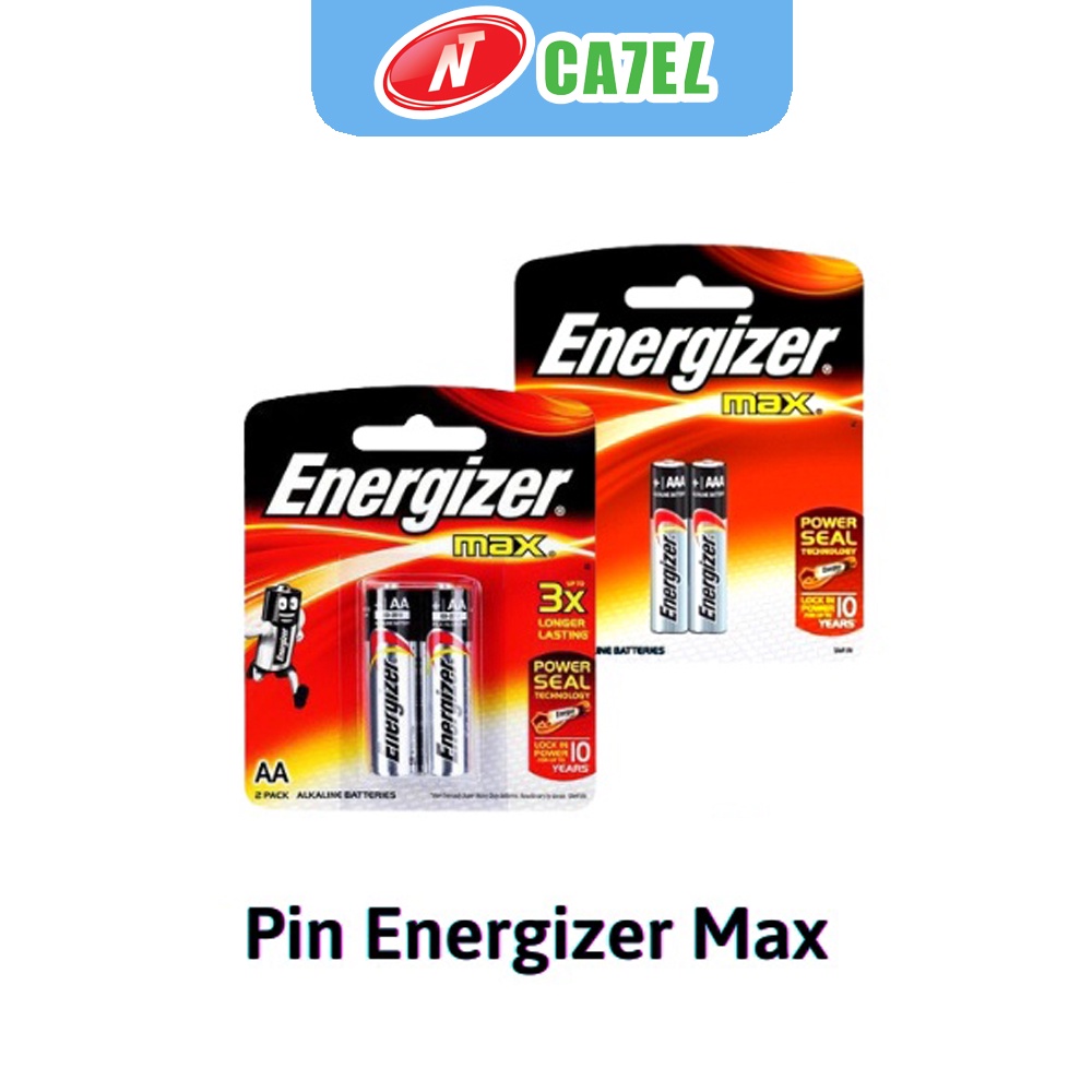 Pin AA/AAA Energizer Max E91 BP2 Thế Hệ 2X vỉ 2 viên hàng chính hãng NT CATEL