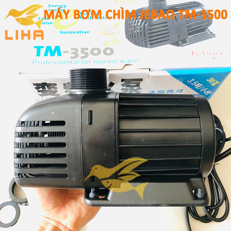 Máy Bơm Chìm Jebao TM3500 (30W-3500L/H-3M) - Tiết Kiệm 65% Điện Cho Hồ Cá Cảnh