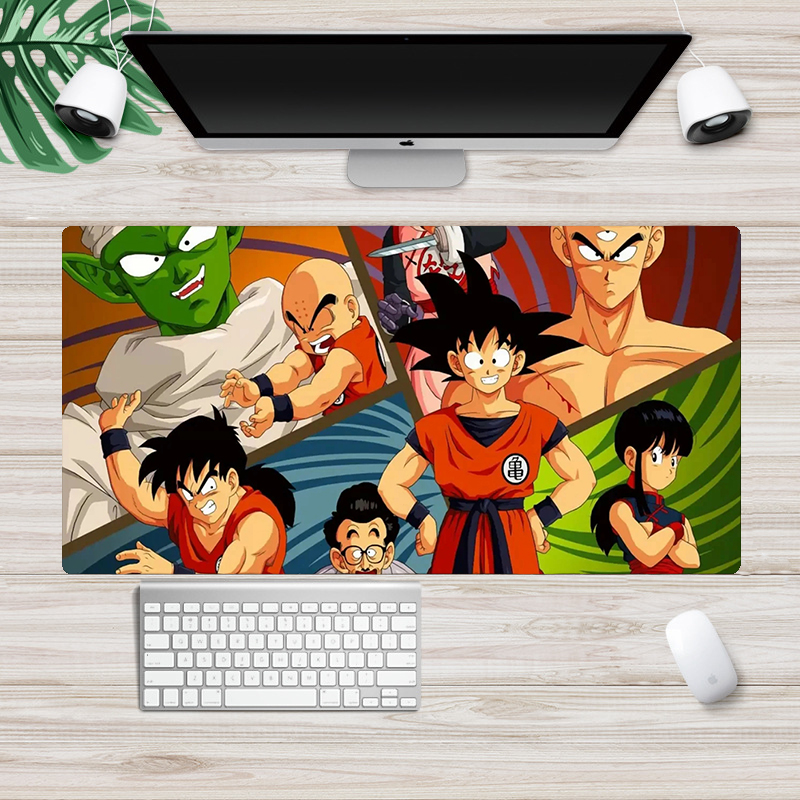 Miếng Lót Chuột Bàn Phím Và Chuột 10% Hình Dragon Ball Chống Trượt 30x60cm