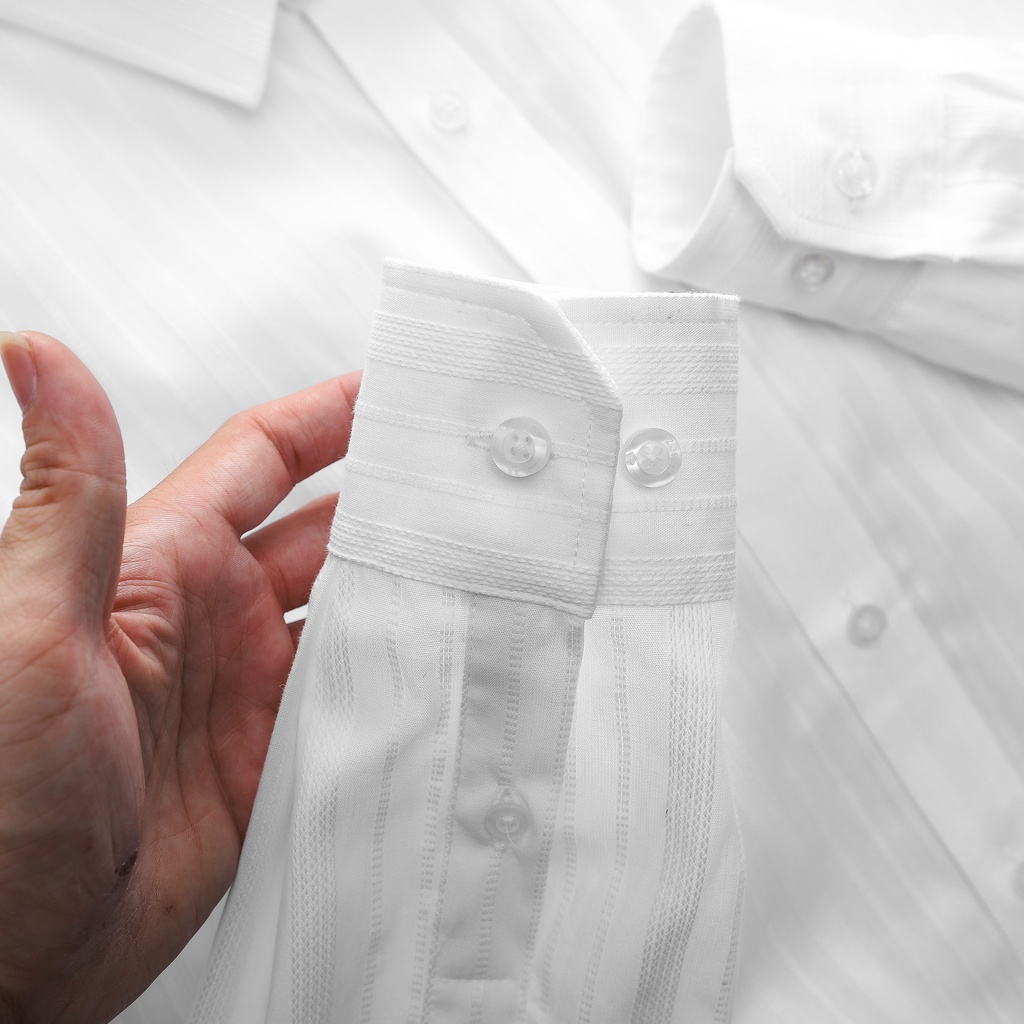 Áo sơ mi nam dài tay HEBOZ 011 cao cấp, chất vải mát mịn chống nhăn, dáng chuẩn slimfit ôm body - 00001145