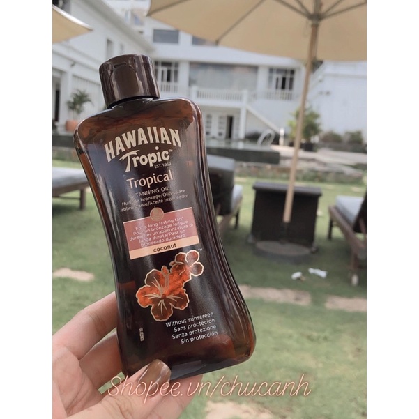 Dầu tắm nắng Dark Tanning oil Hawaiian Tropic 200ml 🇩🇪🏝☀️ GERMANY