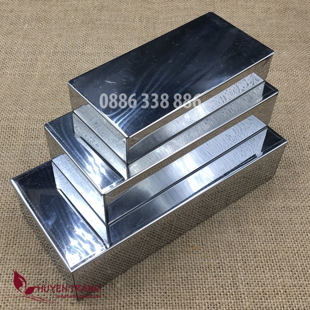 Bộ khay inox dụng cụ y tế spa: khay quả đậu, hộp bông cồn, hộp chữ nhật inox, bát inox, khay chữ nhật...