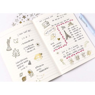 ✨Sticker mạ vàng óng anh lấp lánh