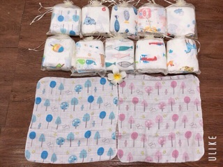 Sét 10 khăn sữa aden &  cho bé