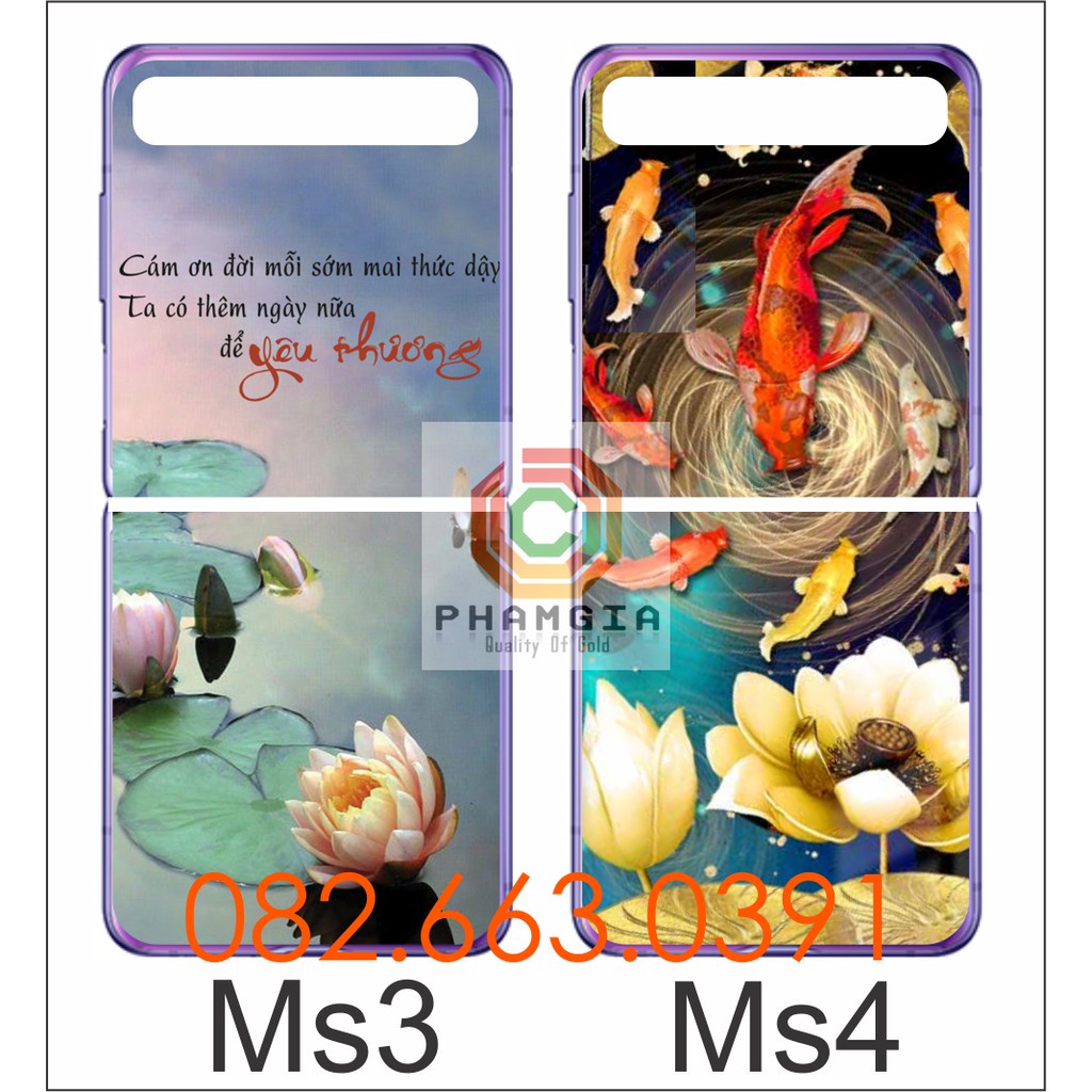 Ốp lưng Samsung Z Flip in hình thư pháp nhiều mẫu đẹp