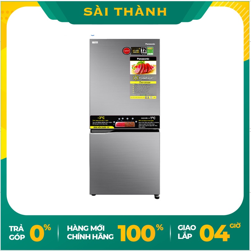 [Giao Hàng Miễn Phí HCM] Tủ lạnh Panasonic Inverter 255 lít NR-BV280QSVN - Bảo hành chính hãng - Gia