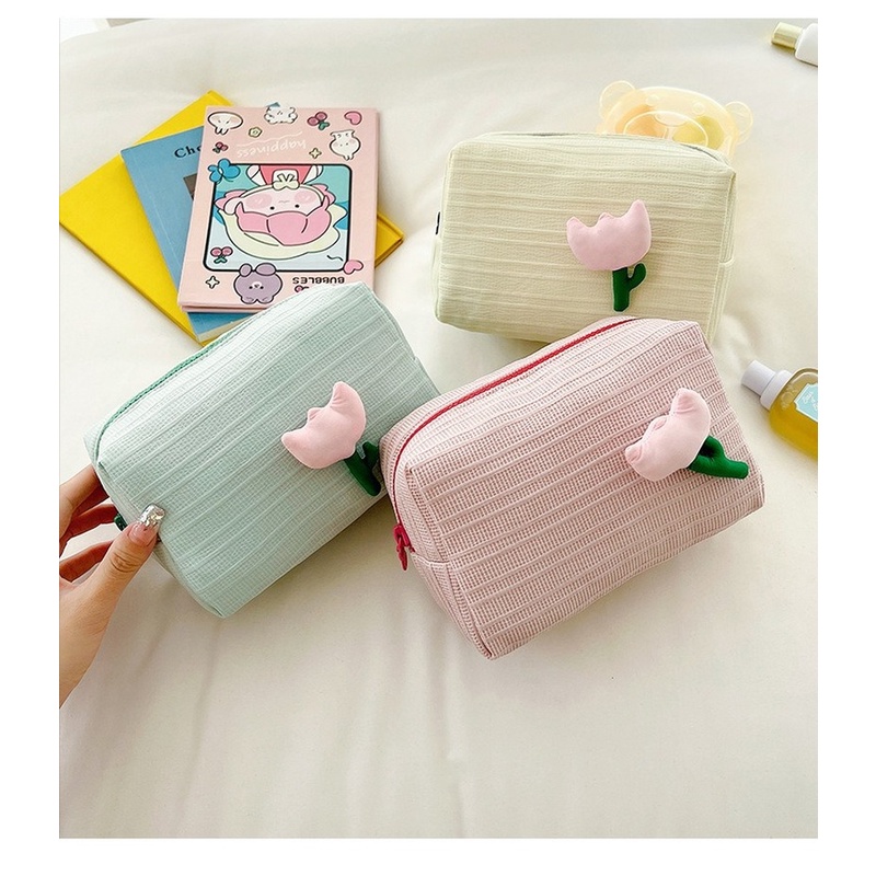 Túi Đựng Mỹ Phẩm Họa Tiết Hoạt Hình Dễ Thương Cao Cấp