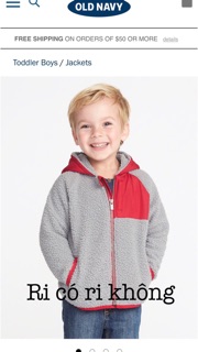 Áo khoác  oldnavy