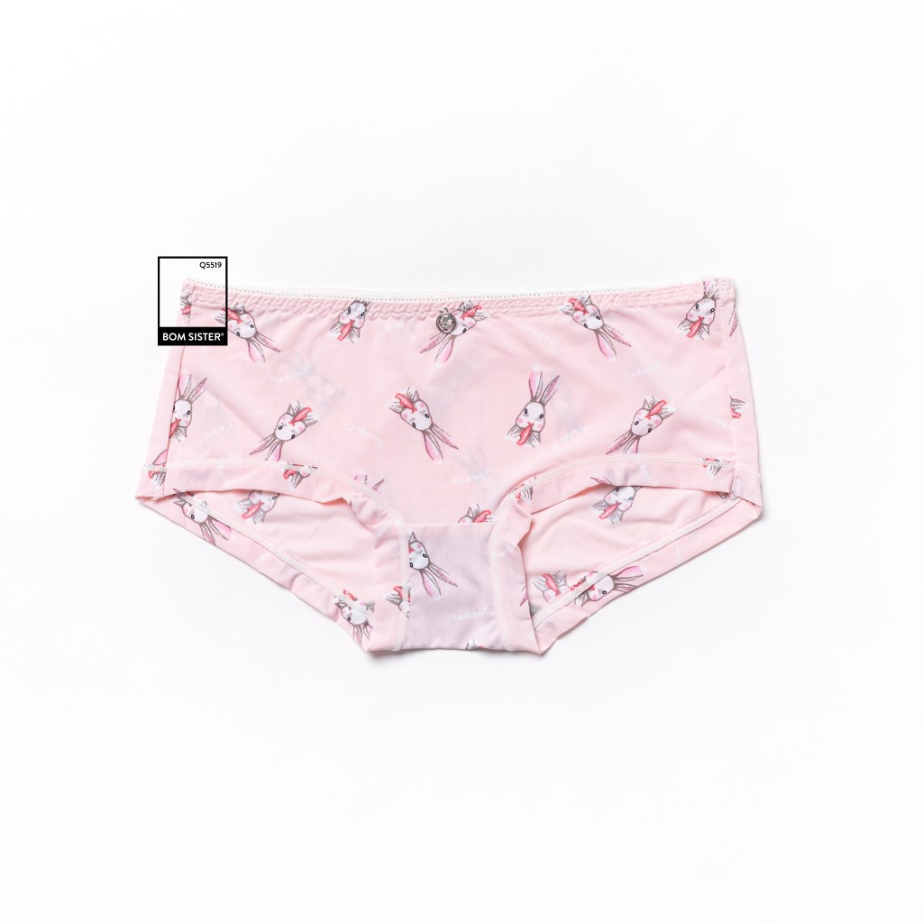 [Mã FAMALLT5 giảm 15% đơn 150k] Quần Lót Su Gấp Viền Hoạ Tiết Dễ Thương Lưng Thấp phần 4 BOM SISTER Q5519 | BigBuy360 - bigbuy360.vn