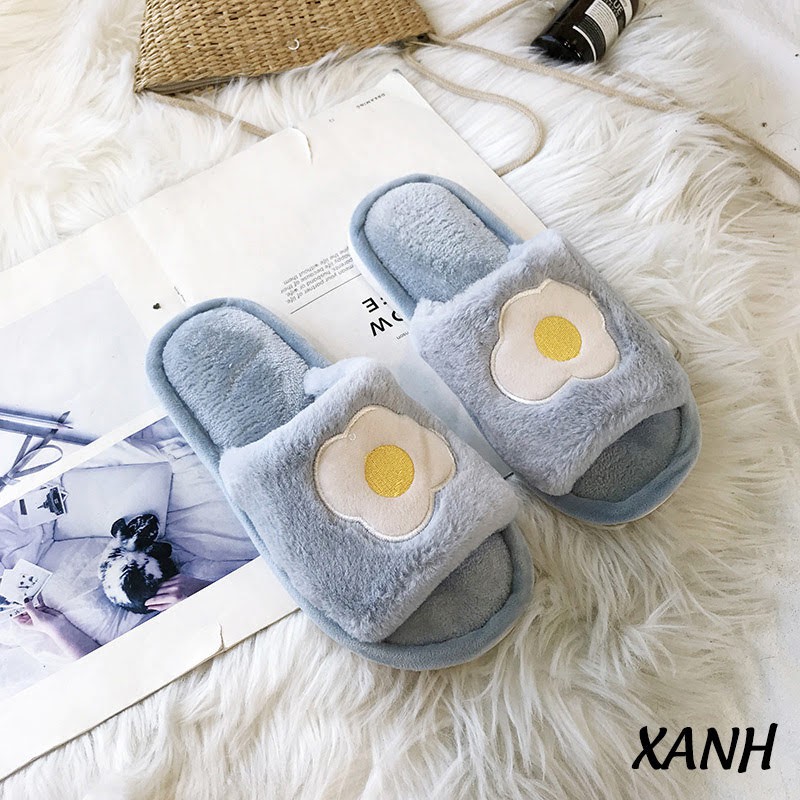 Dép Bông Hở Mũi Chân Đi Trong Nhà Hình Trái Cây - Mẫu 05