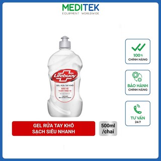 Gel rửa tay khô Lifebuoy Chính Hãng, Chai 500ml bảo vệ vượt trội