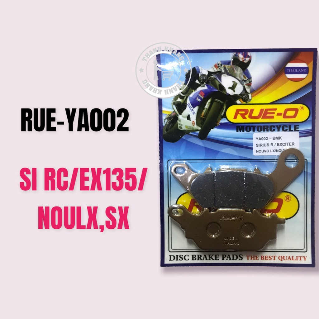 Bố thắng đĩa exciter, sirius, airblade, sonic, cbr, vision, sh, winner Thái Lan bảo hành 6 tháng RUE-O cho xe