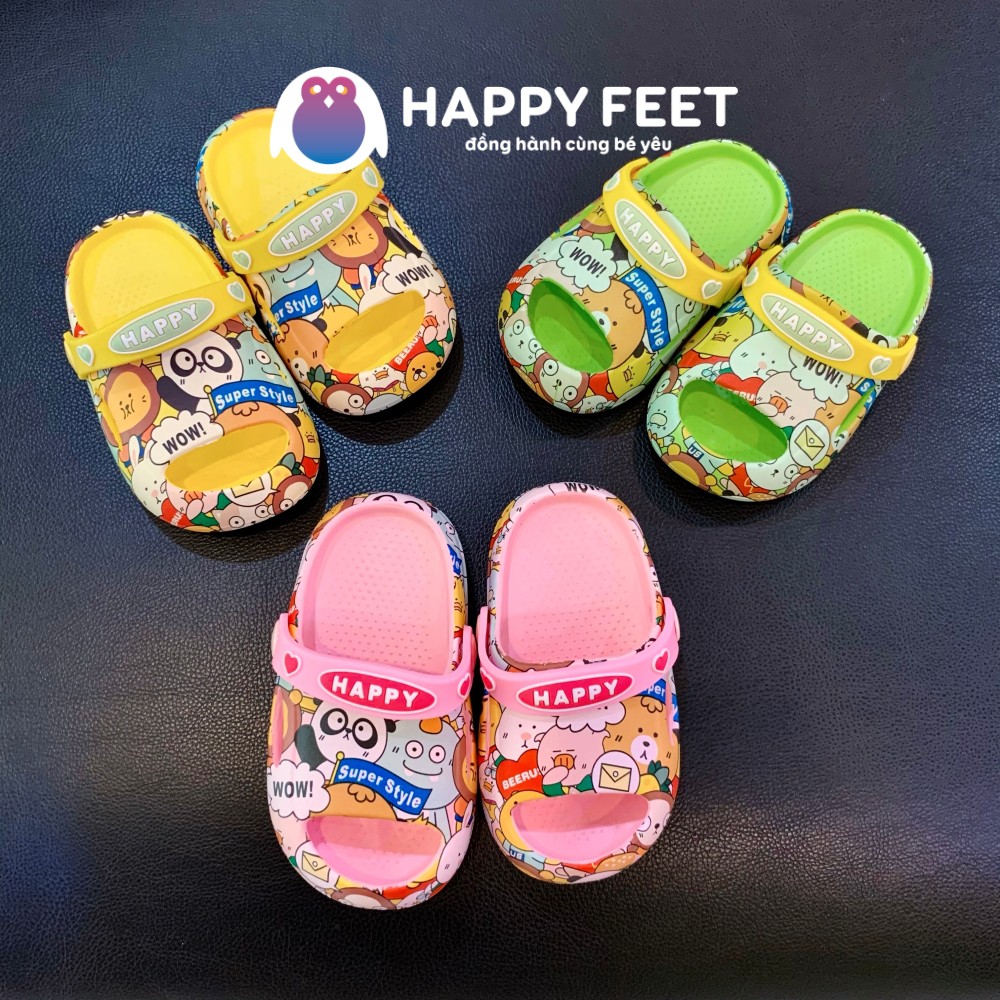 Sục hở mũi trẻ em Happy Feet siêu nhẹ cho bé trai bé gái từ 1-4 tuổi -No860