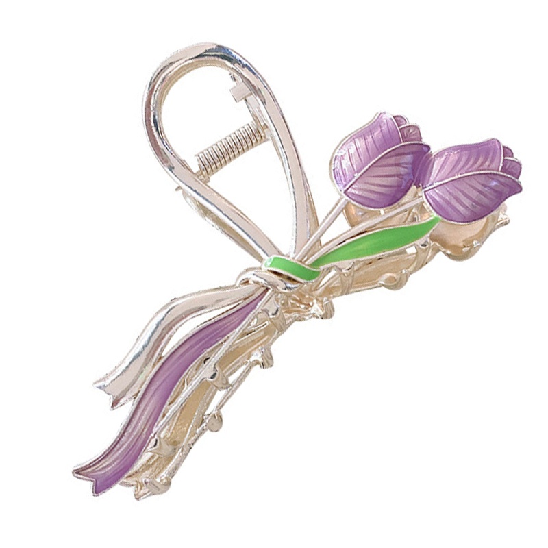 Kẹp Tóc Bằng Hợp Kim Thiết Kế Tinh Tế Thời Trang Mùa Hè Cho Nữ