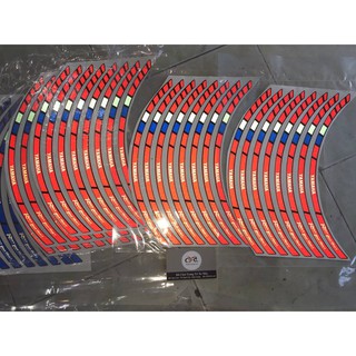 SIÊU RẺ - Tem dán Viền chỉ mâm phản quang