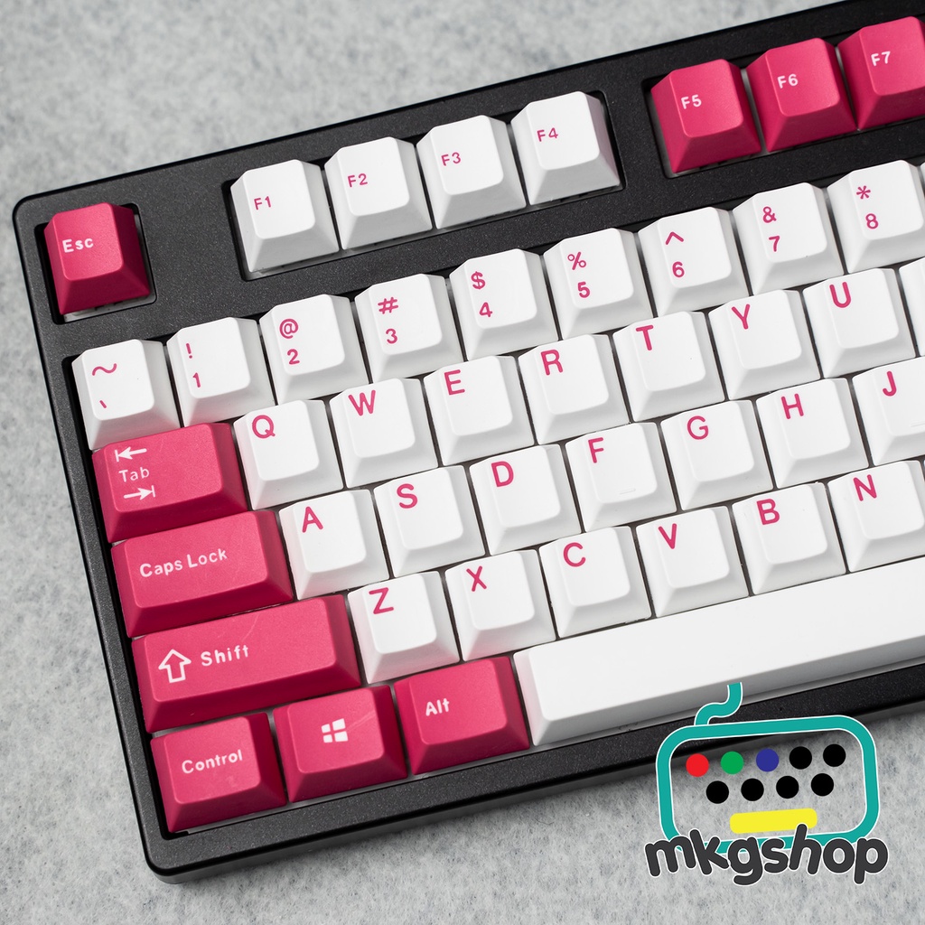 Keycap Valentine nhựa PBT in doubleshot sắc nét, cherry profile