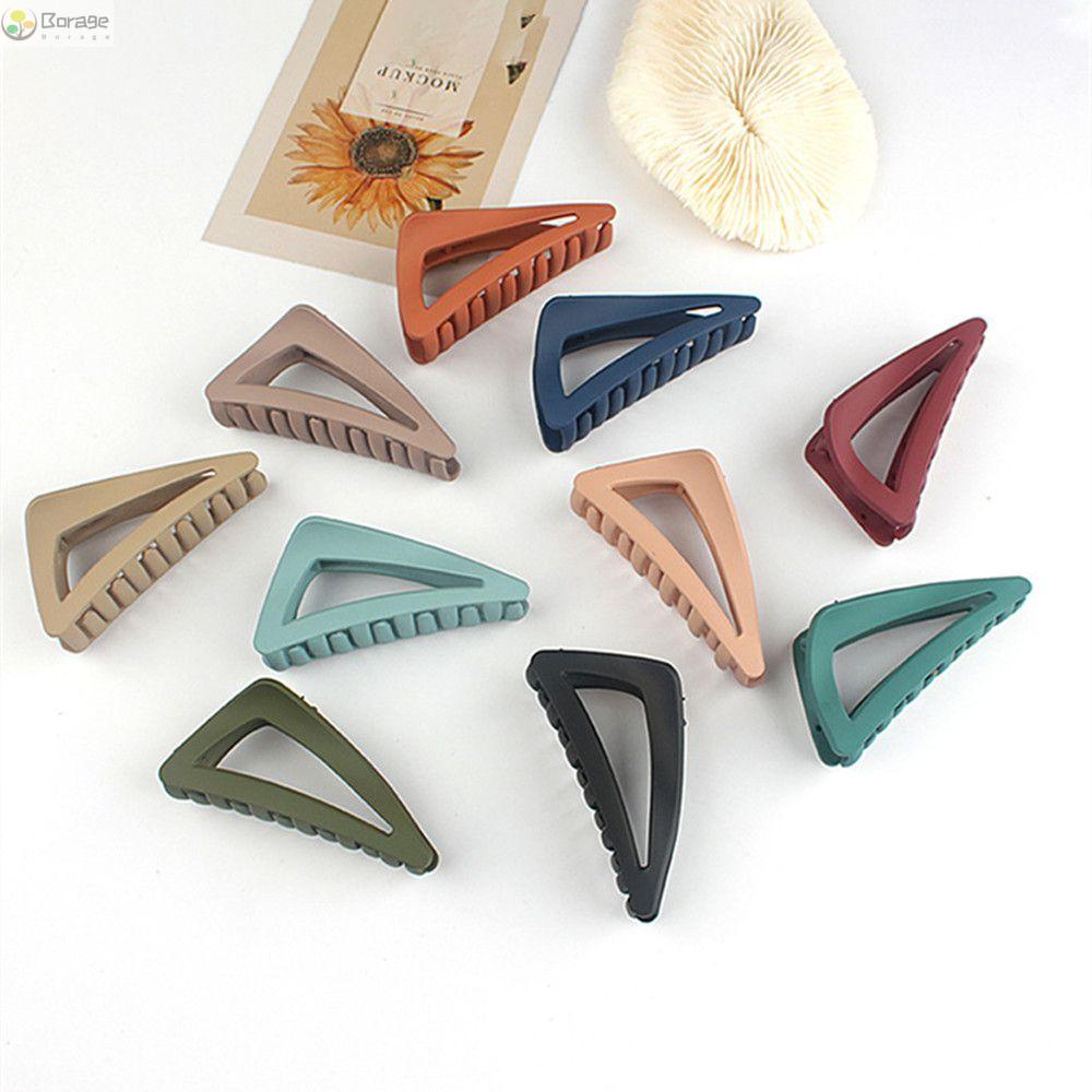 Kẹp Tóc Hình Tam Giác Màu Sắc Ngọt Ngào Thời Trang Cho Nữ