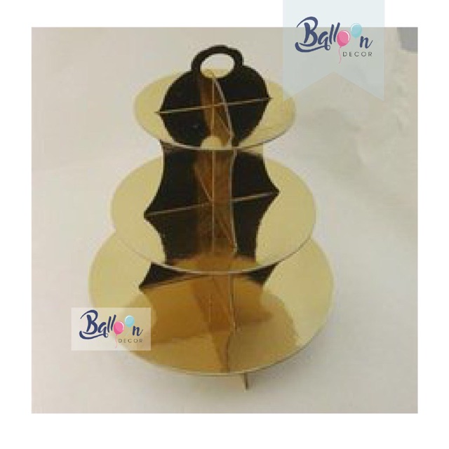 Kệ bánh cupcake 3 tầng