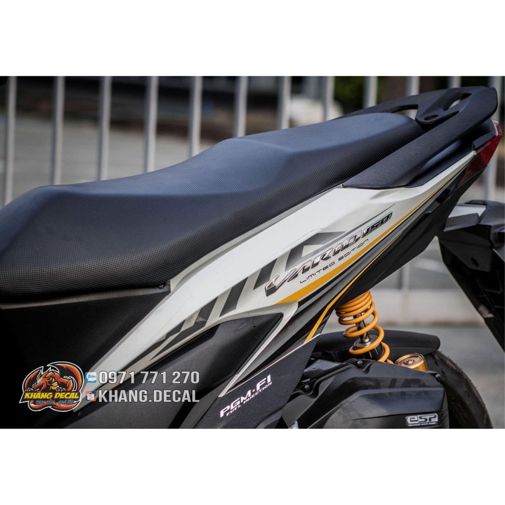 Tem rời Vario soc xám Xe Trắng / Đen