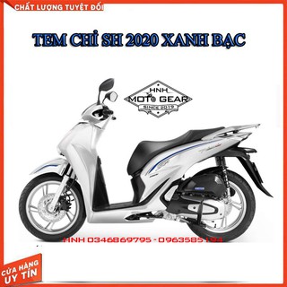 Tem Chỉ Xe SH 2020 Phản Quang Keo 3M