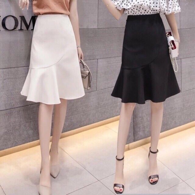 chân váy đuôi cá chất tuyết mưa