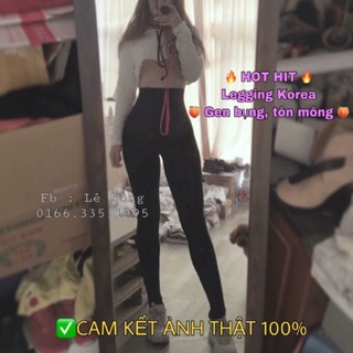 Quần Legging Cạp Cao Dày Dặn - Gen Bụng & Tôn Mông