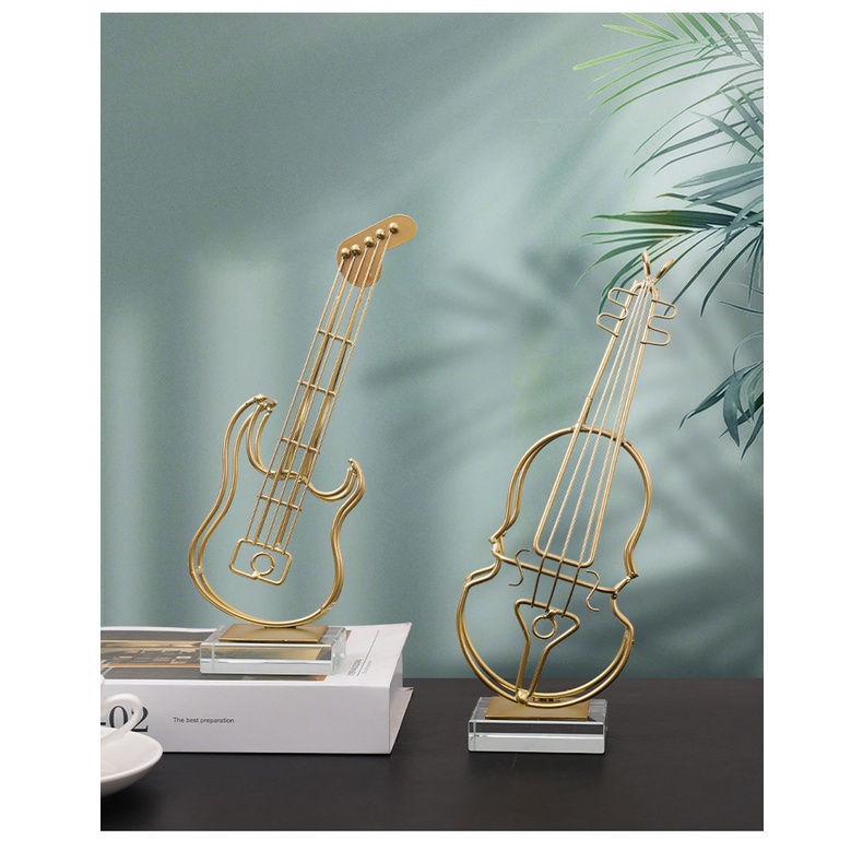 Decor Violin và Guitar Điện