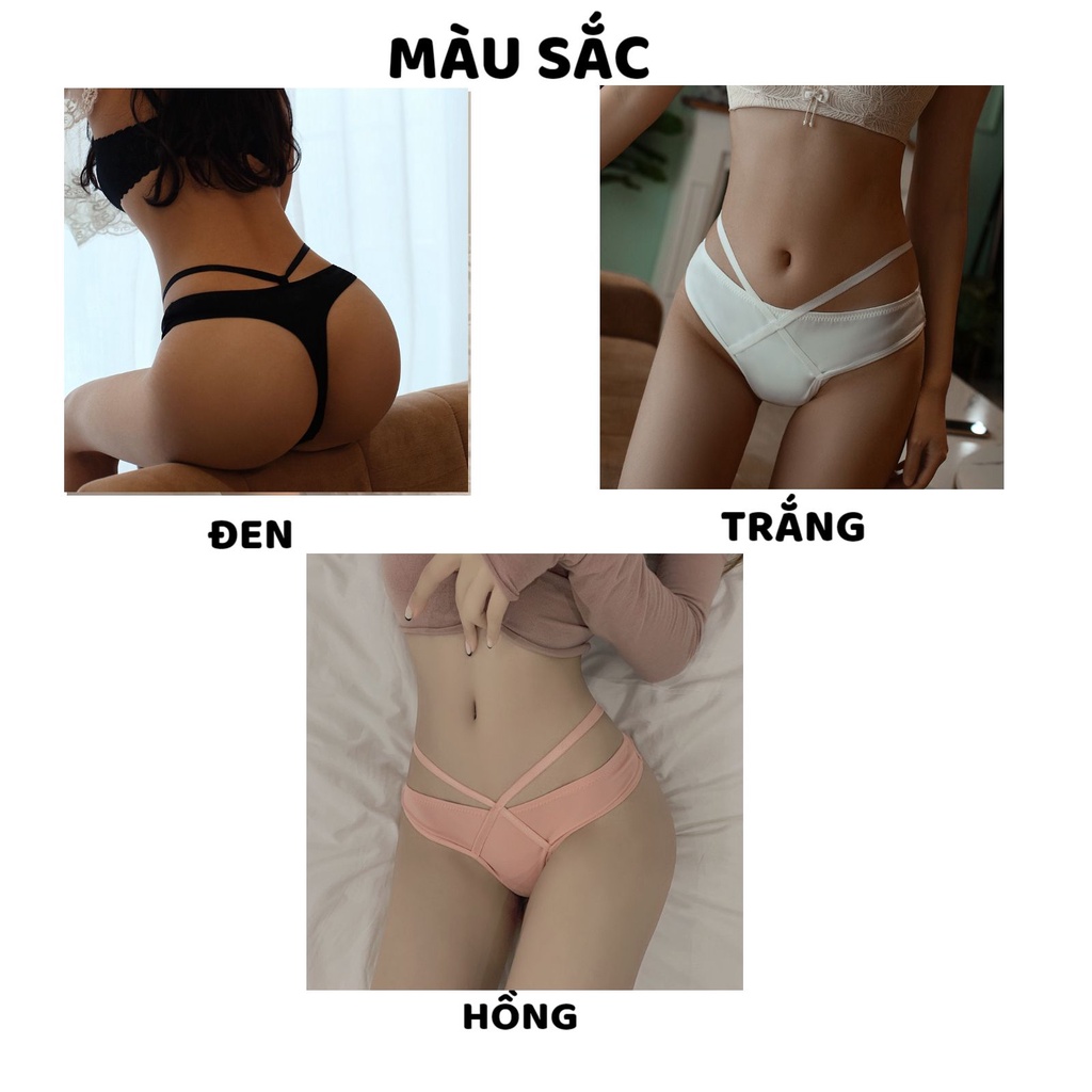 Quần Lót Nữ-Quần lót su cao cấp thiết kế dây đan chéo thoáng mát mềm mại MÃ C512