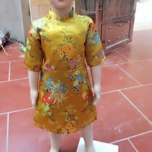 Áo dài cách tân cho bé. Nhận đặt theo mẫu.