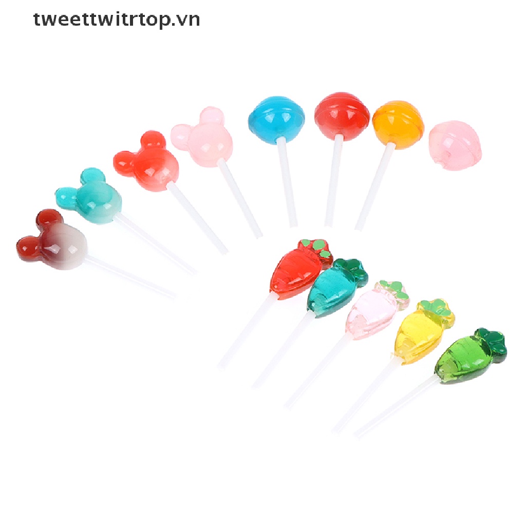 5 Kẹo mút giả trang trí nhà búp bê xinh xắn