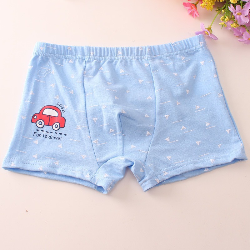 SET 4 quần sịp boxer cao cấp cho bé trai chất co dãn thoáng mát - Quần lót đùi bé trai 2-12 Tuổi