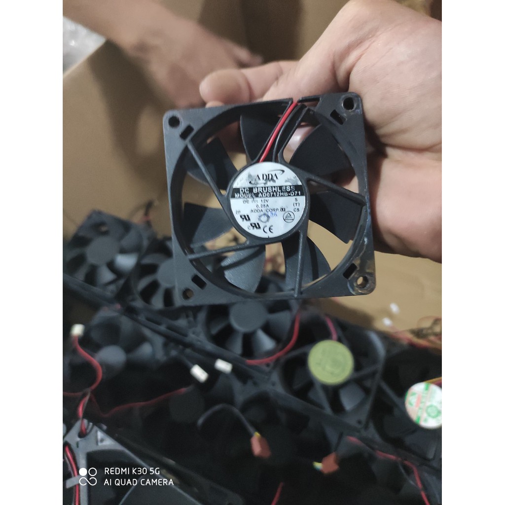 Quạt tản nhiệt DC 12V 5 cm 6cm 7cm 8cm 9cm 12cm