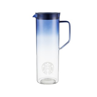 Bình Thủy Tinh Glass Jar Starbucks 40Oz Gradient Blue