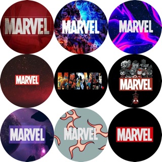 18 mẫu giá đỡ điện thoại popsocket chữ Marvel