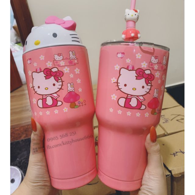 🌻 LY GIỮ NHIỆT HELLO KITTY 🎀 KITTY HOUSE