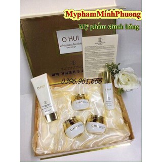 Bộ mỹ phẩm OHUI cao cấp Hàn Quốc ( Bộ 5 sản phẩm ngăn ngừa nám, tàn nhang, làm trắng da )