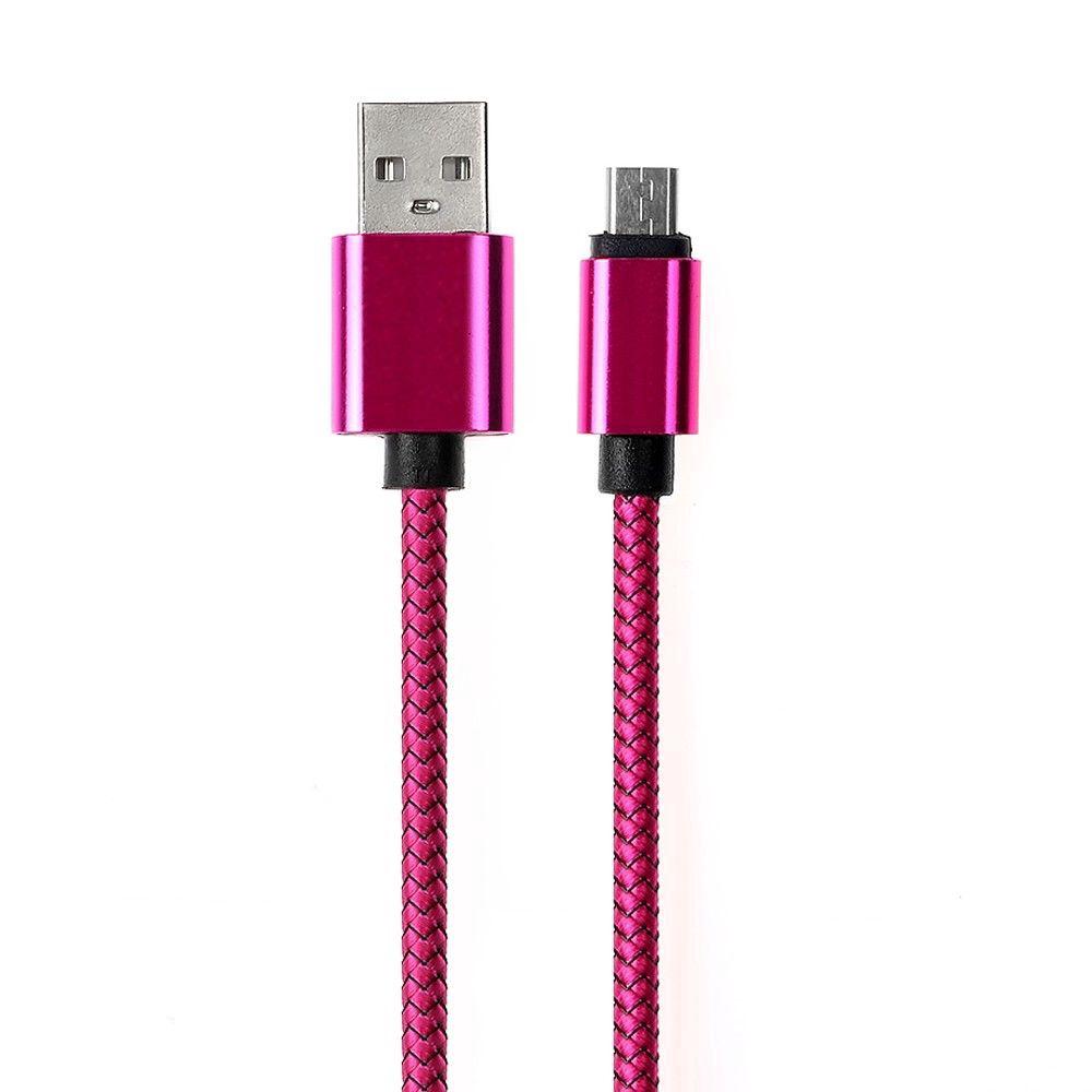 Cáp sạc bện sợi nylon dài 1m / 2m / 3m cổng Micro USB