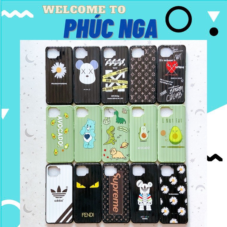 Ốp lưng vali màu dẻo cute Oppo A93/F17 PRO/RENO 4 LITE