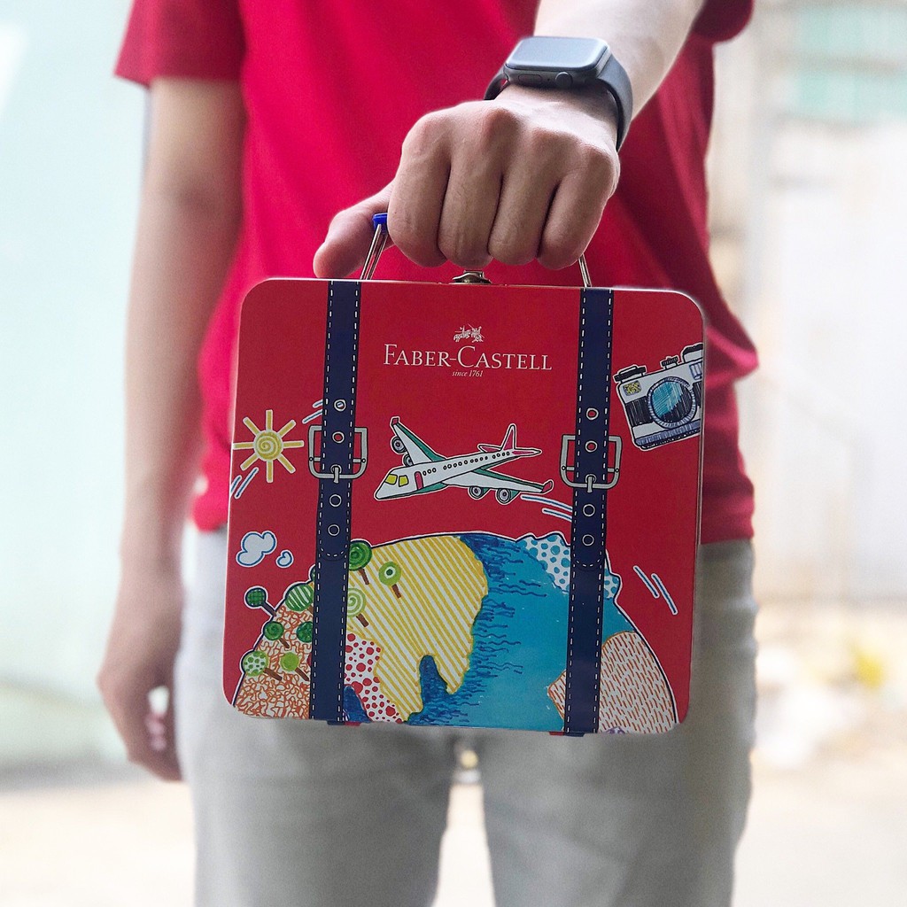 Bút Lông Màu Connector Faber-Castell - 40 Màu - Vali