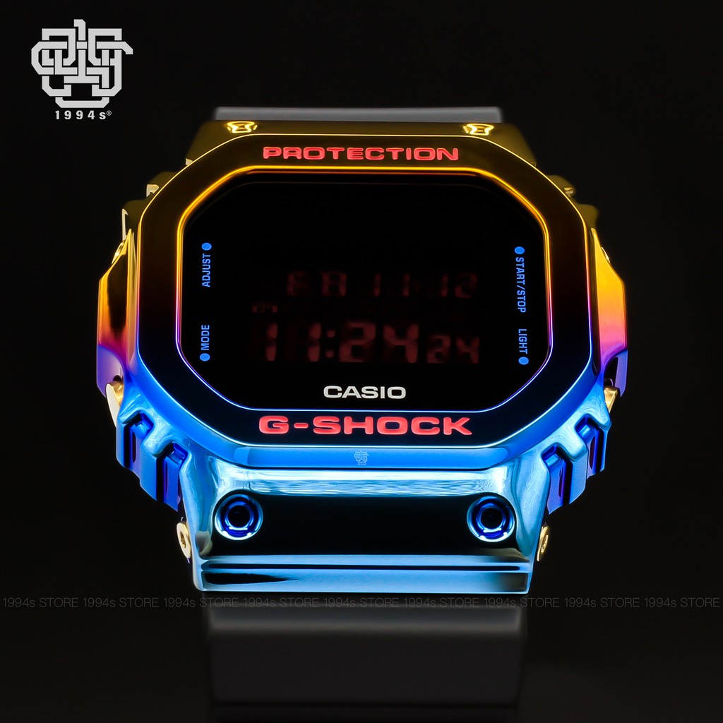 Đồng hồ nam/nữ Casio G-Shock GM-5600 / GM-5600SN-1 chống va đập, vỏ thép mạ ion, chống nước 200m, hàng chính hãng