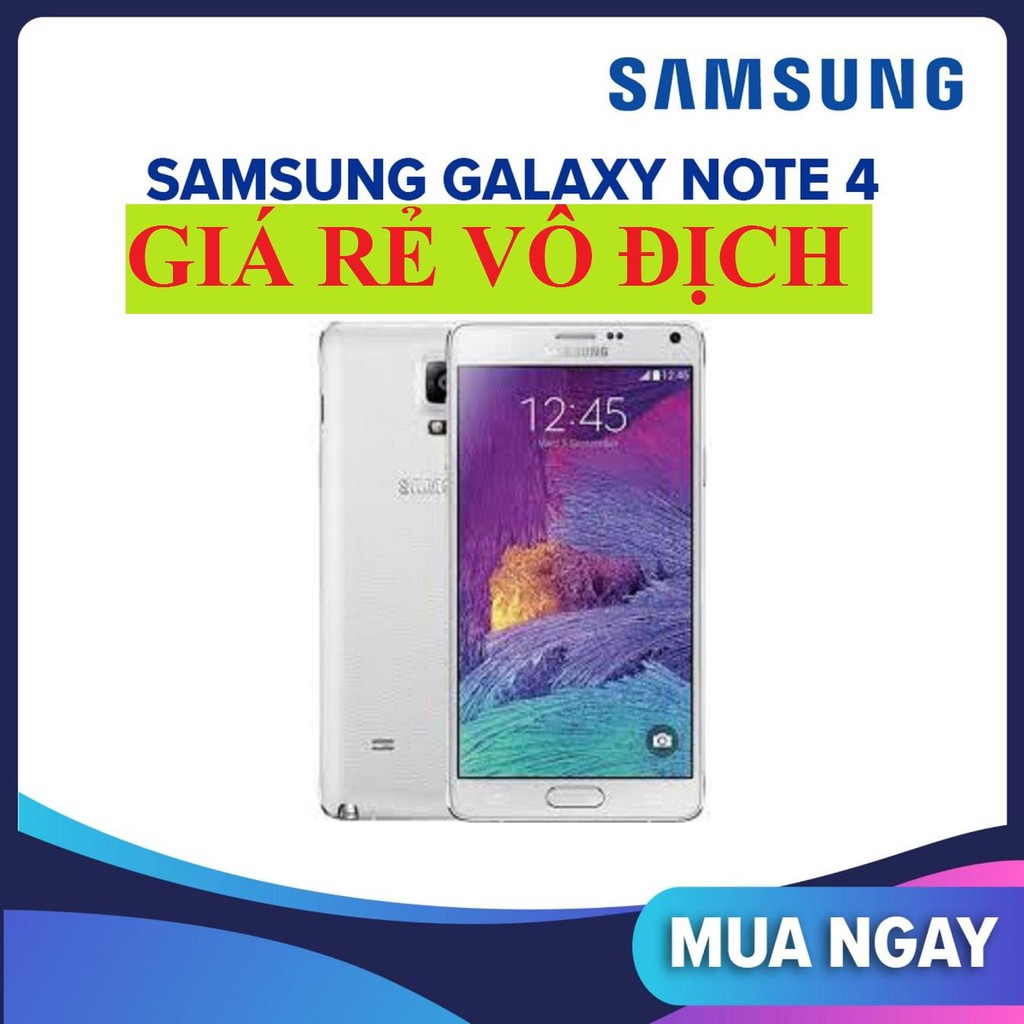 điện thoại Samsung galaxy Note 4 đầy đủ phụ kiện full chức nằng | BigBuy360 - bigbuy360.vn