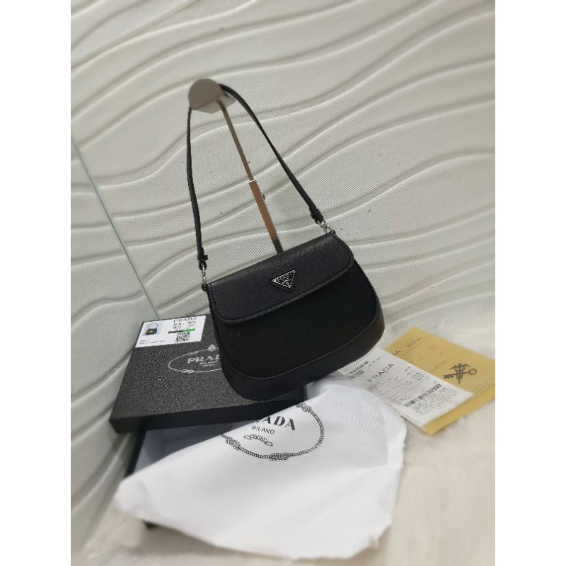 túi kẹp nách #prada size21 fullbox