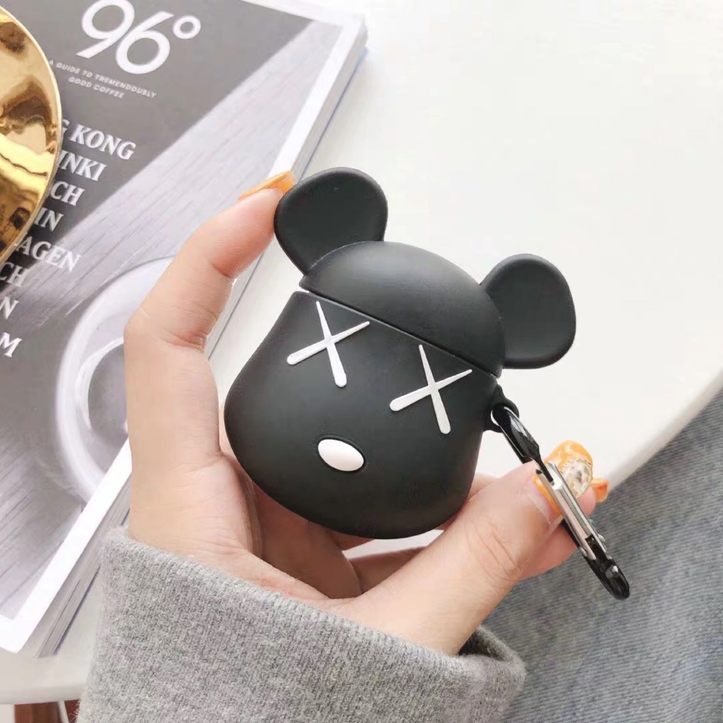 Vỏ Bảo Vệ Hộp Sạc Tai Nghe Airpods 2 Hình Gấu Kaws Xinh Xắn | BigBuy360 - bigbuy360.vn