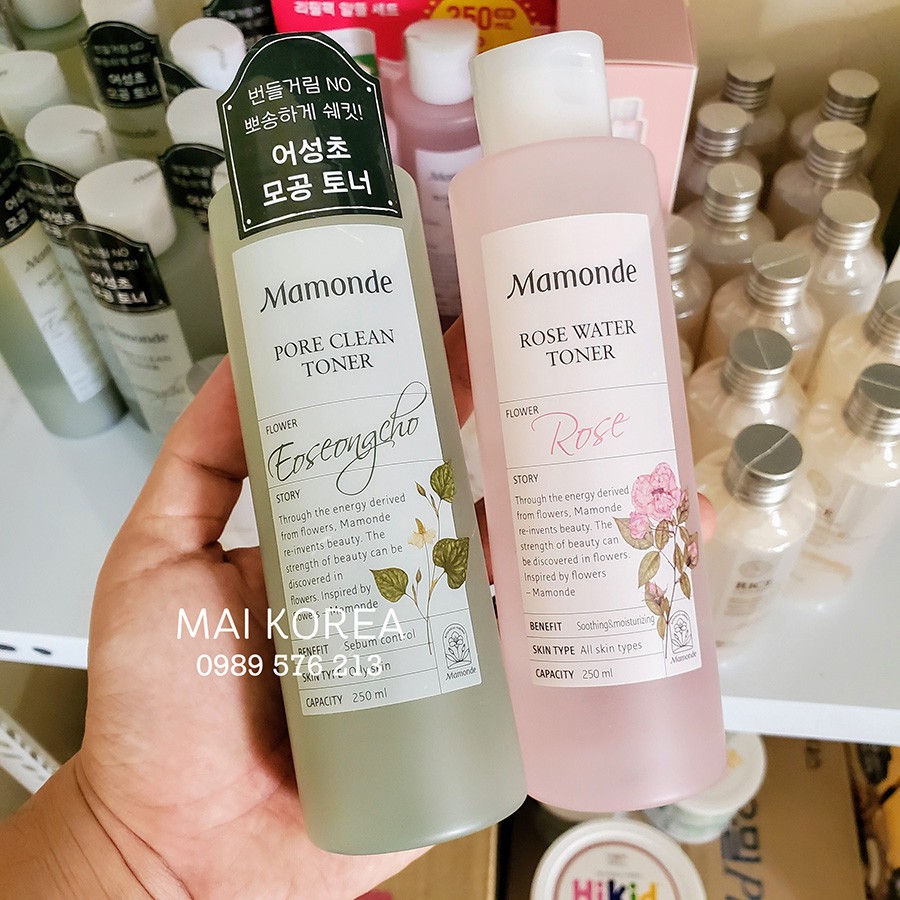 Nước Hoa Hồng Mamonde Rose Water Toner Hàn Quốc