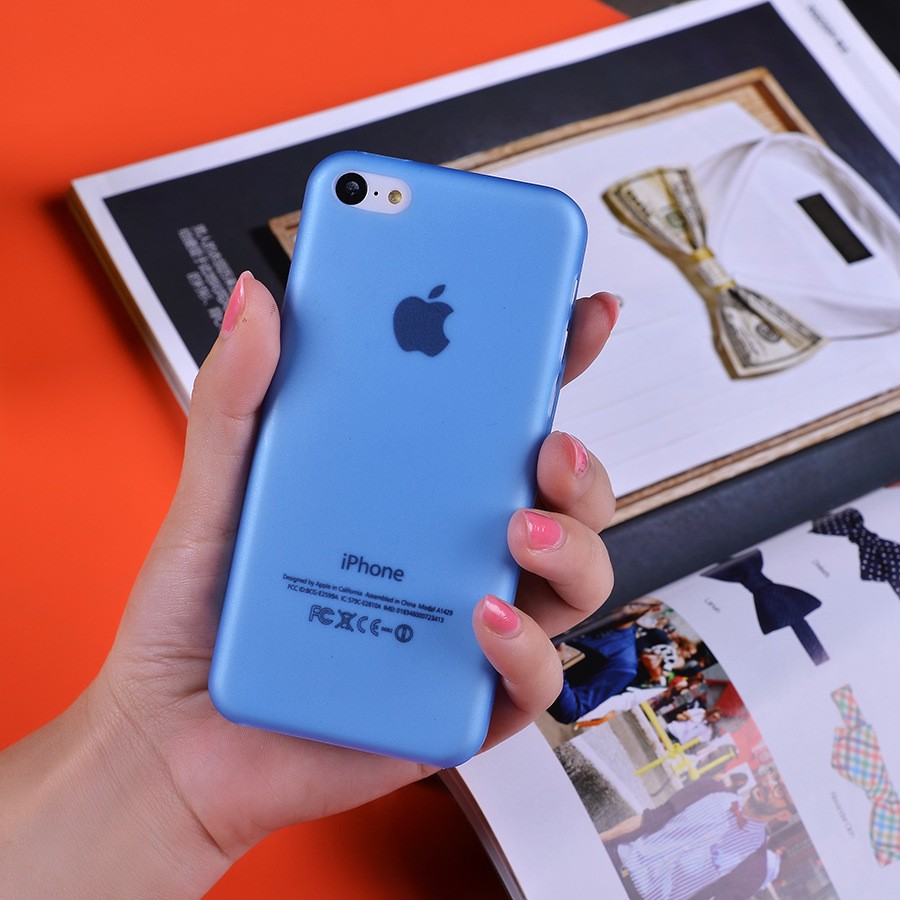 Ốp lưng iPhone 5c nhiều màu siêu mỏng chống nóng, không ố vàng, không bám vân tay