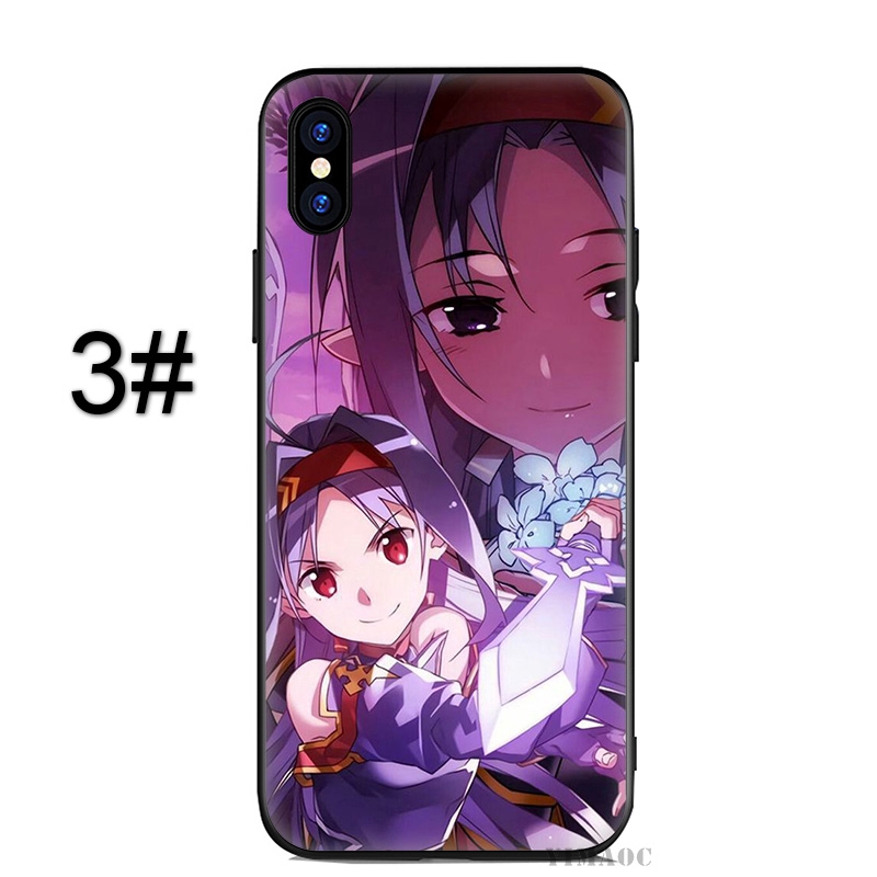 Ốp điện thoại in hình Anime Sword Art Online cho IPHONE 5 5S SE 6 6S 6/6S PLUS 7/8 7/8 PLUS X XSMAX XR XS