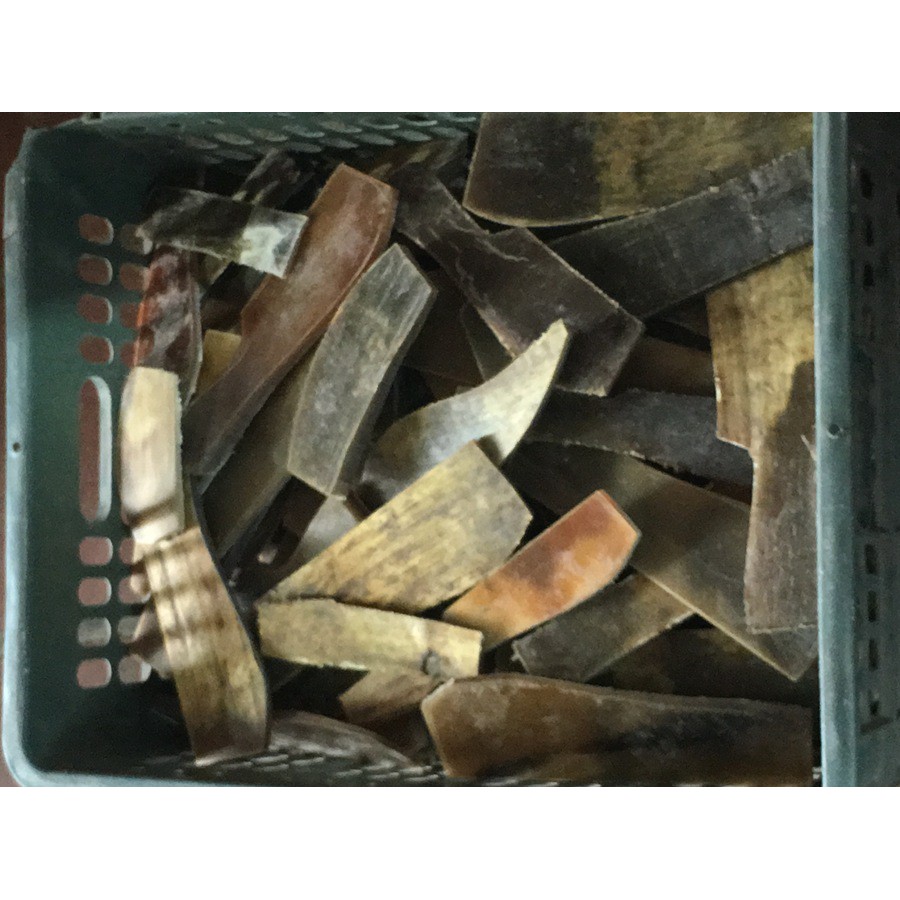 Lược sừng trâu tự nhiên (L20 Chuôi bầu trơn nhỏ sáng màu)